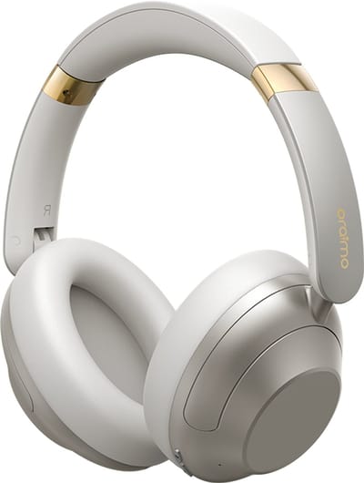 oraimo BoomPop Pro – Draadloze hoofdtelefoon met 60 uur speeltijd, HavyBass™, snellaadfunctie en dubbele connectie – Champagne Gold