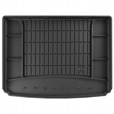Premium Rubberen Kofferbakmat met Organizer Functie - Geschikt voor MERCEDES B-Klasa W246 (2011-2018) - Voor Bovenste Laadvloer (Easy Vario Plus) - TPE - Geurloos - Zwart
