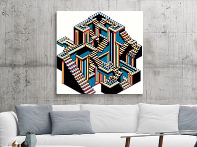 Kunstprint | Wanddecoratie | Dibond | 60 × 60 cm
