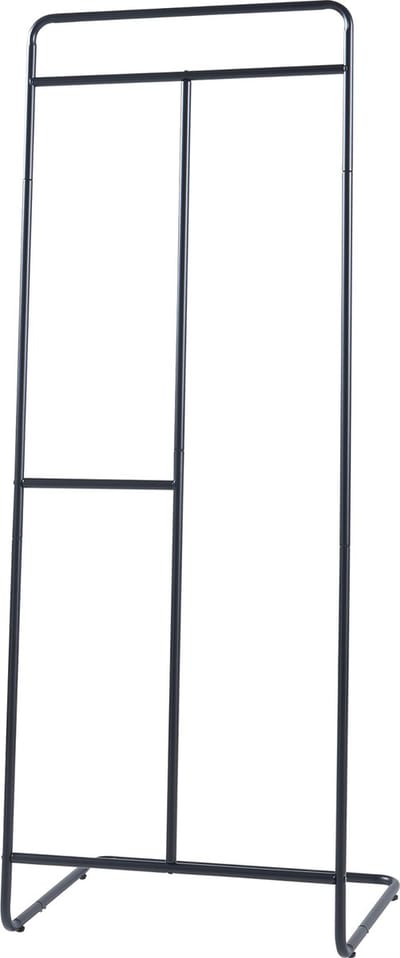Kledingrek Sandviken kapstok staal 166x63x48 cm zwart [en.casa]
