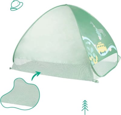 Thuys - Baby Strandtent UV50+ - Pop-up Zonnetent - UV-bescherming - Wind- & Zandbestendig - 125 × 100 × 85 cm