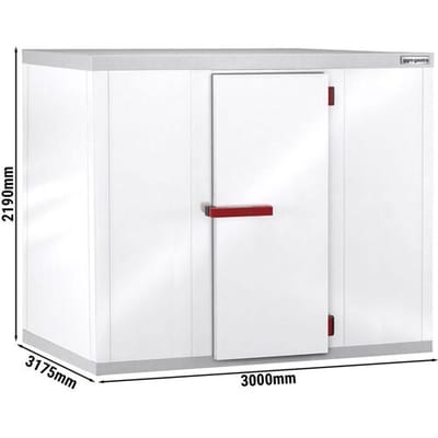 GGM Gastro Tiefkühlzelle - 3000x3170 - 16,24m³ Wit