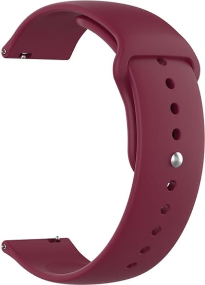 Siliconen bandje - geschikt voor Garmin Venu 2s / 3s / 4 (41mm) / Vivoactive 4s / Forerunner 255s / 265s - Huawei Watch GT 5 Pro - 42mm / GT 6 / GT 5 / GT 4 - 41mm - maat M / L - bordeauxrood