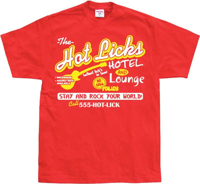 Hybris Hot Licks Hotel And Lounge T-shirt SH-1-11012-LFH2-2