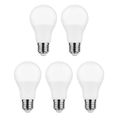 Modee E27 LED Lamp 8.5W - 806lm - 6000K - Daglicht Wit - LED Globe A60 - Vervangt 60W Halogeen Gloeilamp - 5 stuks