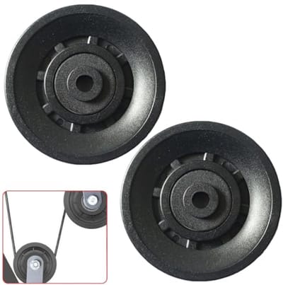 2 Pack 70mm Fitness Apparatuur Katrol voor Gym Workout - Nylon Lagersysteem