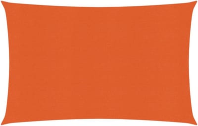 vidaXL - Zonnezeil - 160 - g/m² - 2x3 - m - HDPE - oranje