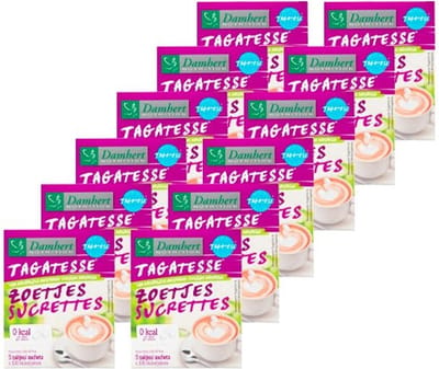 Damhert | Tagatesse Zoetjes Navulverpakking | 12 stuks | 12 x 5 x 100 tabletjes