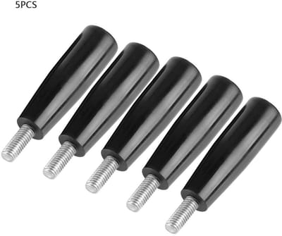 Dailygoods- Handgreep Draaibaar - Bakelieten Handgreep - Hittebestendig - M6 x 50mm - 5 Stuks - Sterke Duurzaamheid - Draaigreep
