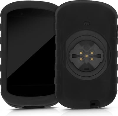 kwmobile fietscomputer gps hoes geschikt voor Garmin Edge 830 hoesje - Beschermhoes voor fietsnavigatie - Siliconen cover