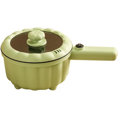 Marmite électrique multifonctionnelle de 2,0 L, 600 W, portable, à long manche, pour nouilles