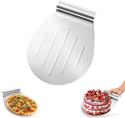 Zware RVS Taartheffer met Verzonken Handgreep, Ideaal als Taartbasis, 28x26cm, Taartserver en Bakaccessoire