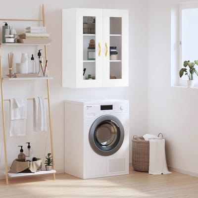vidaXL - Bovenkast - 69,5x34x90 - cm - wit