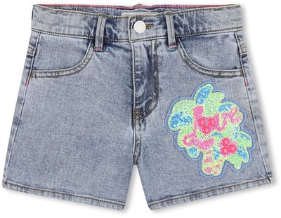 Billieblush - Denim Short fancy - Blue - Maat 116
