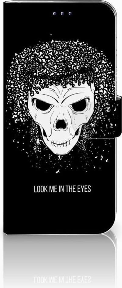 Telefoonhoesje met Naam Samsung Galaxy A50 Skull Hair