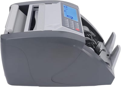 Geldtelmachine met LCD-display, UV-MG-IR-MT-DD valsgelddetectie, stapelcount en EU-plug 220V