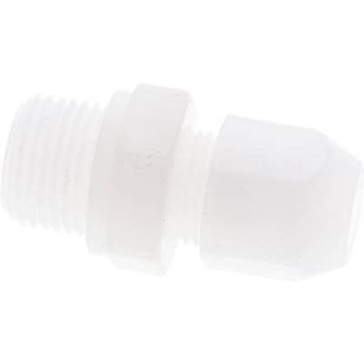 9x12mm & G1/2'' PVDF rechte slangkoppeling met buitendraad 10bar/145psi