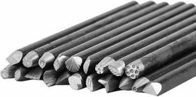 Aambeeldbeitel Set - Metaalbeitels - Sieraden Bewerken - Duurzaam Hoogwaardig Metaal - 20 Stuks - Zilverkleurig