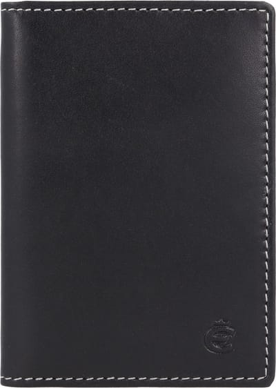 Esquire Dallas Kredietkaart etui RFID-bescherming Leer 7.5 cm - 10 Sleuven - schwarz
