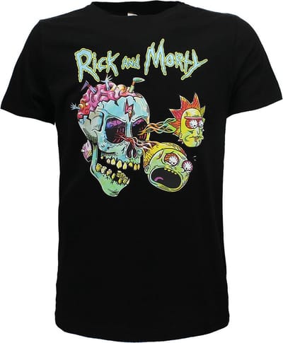 Rick and Morty Hardy Style T-Shirt - Officiële Merchandise - S