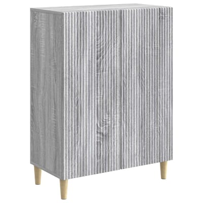 vidaXL - Dressoir - Grijs - sonoma - 66 - x - 34,5 - x - 90 - cm - Bewerkt - hout