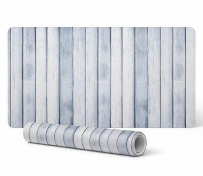Beschermende bureauonderlegger met afbeeldingen, houten panelen, verticaal, 90x45 cm