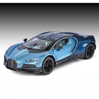 1:24 Tourbillon Superauto Speelgoedauto Model Legering Diecast Voertuig Miniatuur Geluid & Licht Pull Back Collectie Cadeau Kinderen Jongen Kinderen