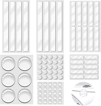84 Stuks Siliconen Meubels Bumper Pads, Duidelijke Kastdeur Buffers, 6 Maten Zelfklevende Buffer, Transparant Beschermbuffer voor Deuren Kasten Toetsenborden