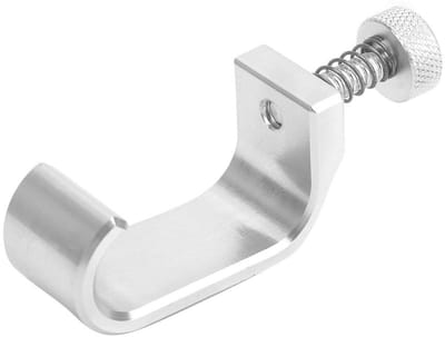 Dailygoods- Bagagehaak Aluminium Legering - Achterdrager Haak - Geschikt voor Vespa GTS/LX/LXV/Sprint/Primavera - Zwart/Zilver - 100% Nieuw - Inclusief 1 Pannier Haak - Motorfiets Bagagehaak