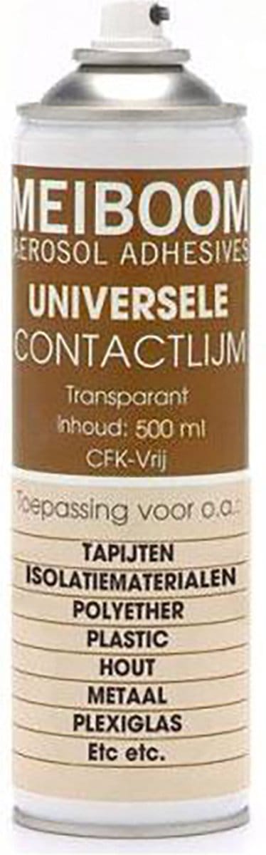 Meiboom Professionele Spraylijm - Spuitlijm - Universele Contactlijm - Spuit - Lijmspray - 500ML