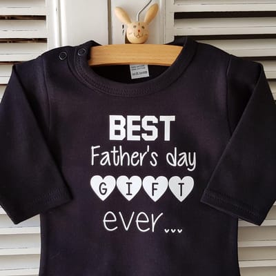 Baby Rompertje met leuke tekst Als het van papa en mama niet mag vraag ik het toch gewoon aan mijn opa en oma | lange mouw | wit blauw | maat 74/80 cadeau vaderdag Moederdag verjaardag
