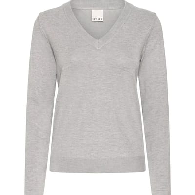 ICHI - IHLULS V-NECK LS - Dames - Gebreide truien