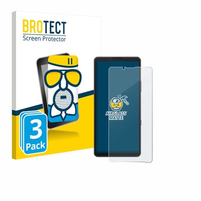 BROTECT - Screenprotector voor Sony Xperia 10 VII - Folie Beschermfolie Beschermglas matte 3 Stuks