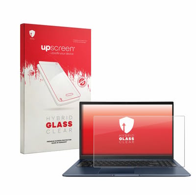 upscreen - Screenprotector voor ASUS Vivobook 15 M1502YA - Folie Beschermfolie Beschermglas transparant