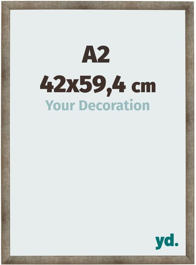 Your Decoration - Fotolijst A2 42x59,4 cm - MDF - Metaal Vintage - Bologna
