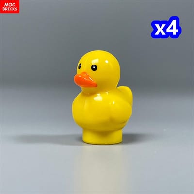 MIJN EIGEN CREATIE Blokken Dier Eend Zwaan Rivier Meer Boerderij Scène Uitzicht Toevoegingen DOE-HET-ZELF Bouwblokken Speelgoed Ideaal voor Kinderen Cadeaus