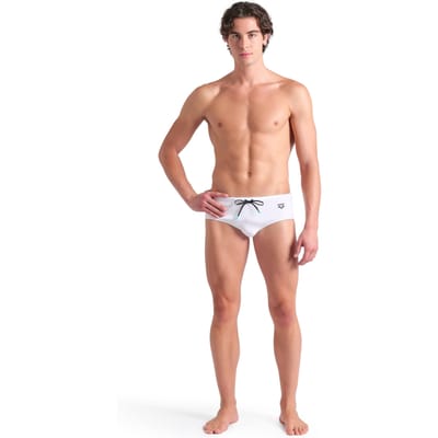 Arena Logotype Swim Briefs 12 White-black Taglia: 100 | Pantaloncini da bagno Outlet | Uomo | Bianco