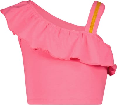4PRESIDENT T-shirt meisjes - Neon Pink - Maat 92 - Meiden shirt