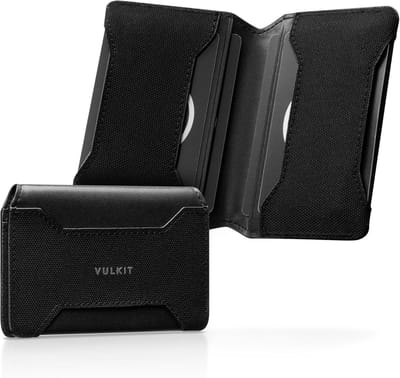 Slimme Leren Bifold Kaartenhouder met RFID Bescherming voor Mannen en Vrouwen - Minimalistisch Design, Magnetische Sluiting, Ideaal voor Visitekaartjes en Betaalkaarten