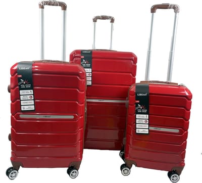 Libiao Kofferset 3 Delig - 85l & 50l & 30l - Rood