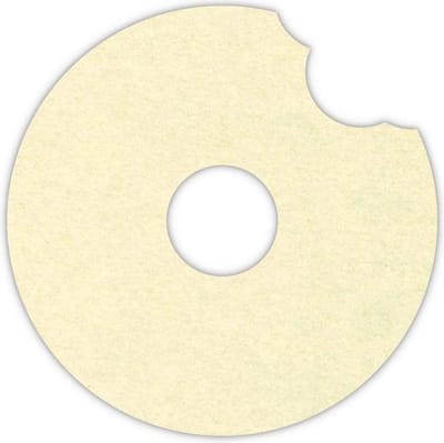 Donut vilt onderzetter - Creme - 6 stuks - ø 9,5 cm Rond - Glas onderzetter - Cadeau - Woondecoratie - Woonkamer - Tafelbescherming - Onderzetters Voor Glazen - Keukenbenodigdheden - Woonaccessoires - Tafelaccessoires