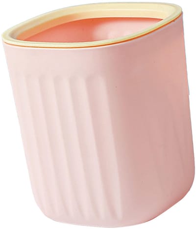 Dailygoods- Prullenbak 4,9 x 5,9 x 4,3 inch - Mini-prullenbak - Afvalbakje aanrecht - Plastic - Desk-prullenbak - Voor keuken/badkamer - Afvalbak