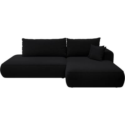 Hoekbank met slaapfunctie Fermizzi rechts chenille | Selsey Design