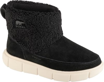 Sorel Explorer III Slip-on Cozy WP 2079341010, Vrouwen, Zwart, Laarzen,Sneeuw laarzen, maat: 40
