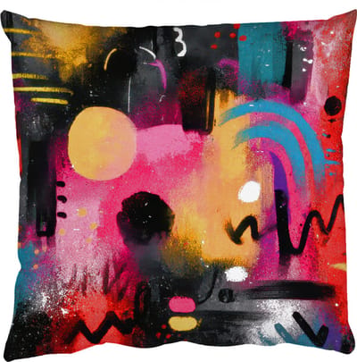 Sierkussens - Kussentjes Woonkamer - 50x50 cm - Kleurvlakken - Vormen - Kleurrijk - Abstract