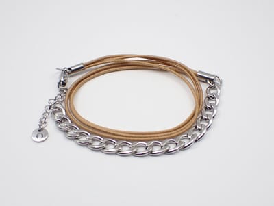 Colure® wikkelarmband jasseron robuust gourmet bruin