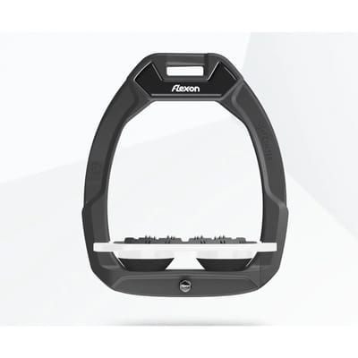 Plat Ultra Grip Veiligheidselementen voor Ruitersport Antraciet/Wit/Zwart Flex-On Safe-On