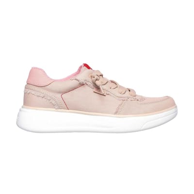 Skechers Dames Skipper Hi Canvas Sneakers (Roze)