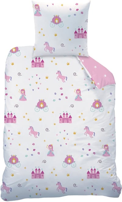 Matt & Rose Dekbedovertrek Wonder - Eenpersoons - 140 x 200 + 63 x 63 cm - Katoen