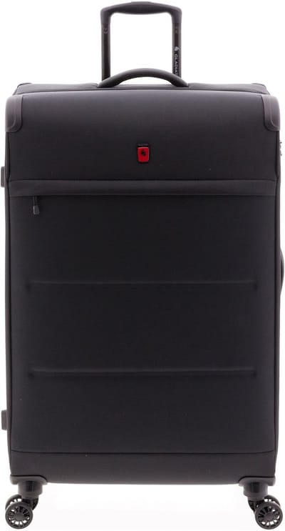 Gladiator 4700 4 wielen Trolley 76 cm met uitbreidingsplooi - Zachte bagage - TSA slot - black